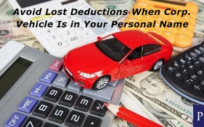 Avoid Lost Deductions When Corp. Vehicle Is in Your Personal Name